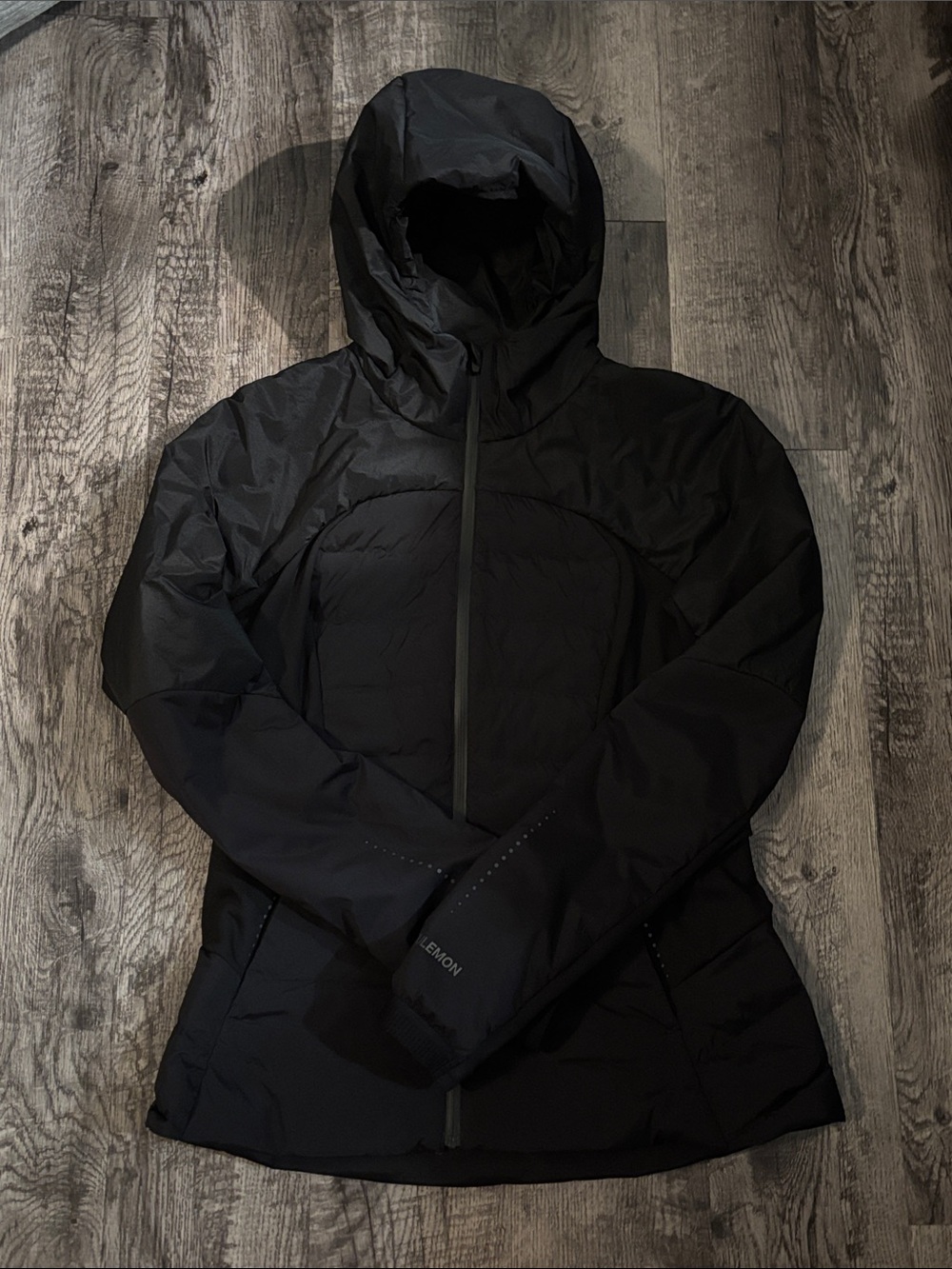 Lululemon Down for It All Jacket - Black - Size 10
